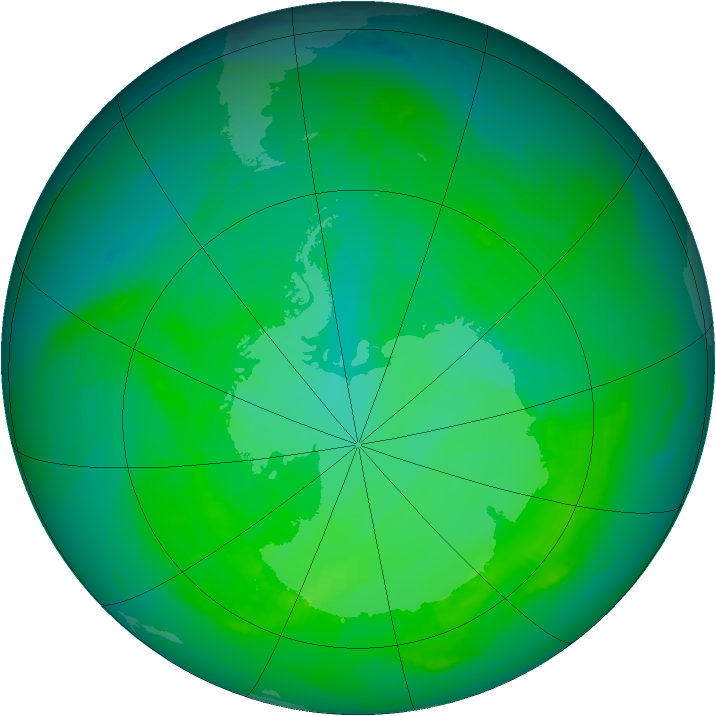Ozone Map 1981-12-21